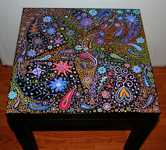 Décor de surface de table.